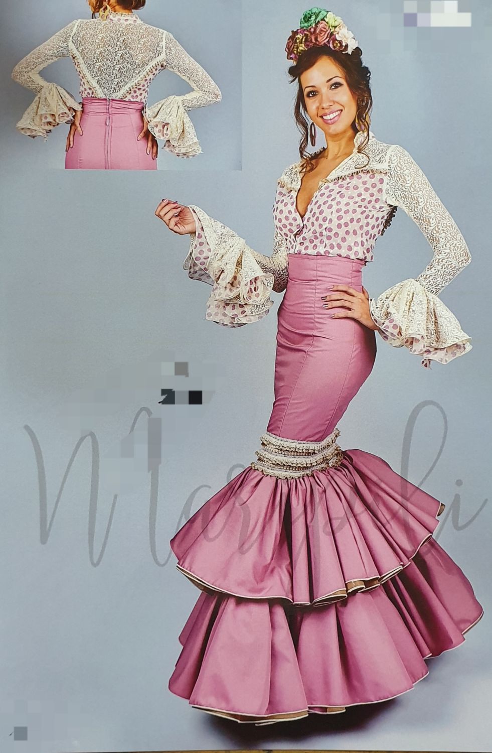Falda y blusa flamenca 450 DiverFiestas